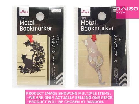 Bookcovers / Metal Bookmark  Cat 【メタルブックマーカー ネコ 】