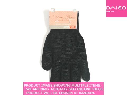 Driving gloves / EXCELLENT FIT GLOVES BLACK M【はめ心地の良いドライブ手袋　黒】