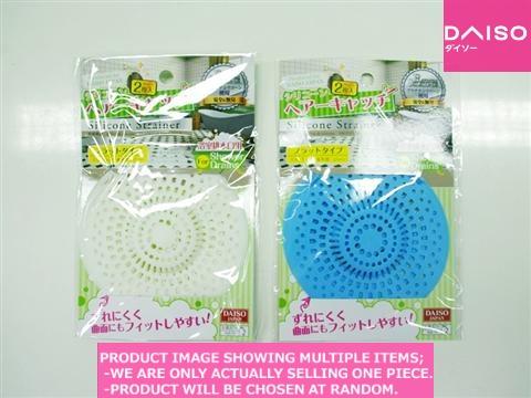 Bath cleaning nets/Drain sheets / Silicone Strainer for Shower  ra s Flat 【浴室排水口用シリコンヘアーキャ】
