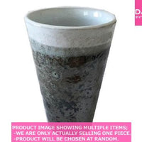 Glasses for Japanese spirit / beer mug oil spot white glaze pattern ap【 油滴白釉流しビアカップ  】