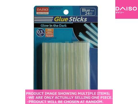 Glue guns / Glow in the Dark Glue sticks  Blue【蛍光ブルー　グルースティック　】