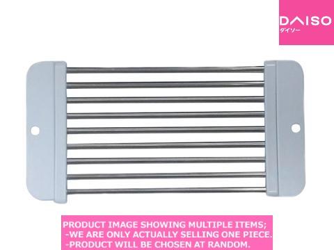 Kitchen cloth hangers / Extendable Pipe Shelf for S ks  Sta less【ステンレス製流し台伸縮パイプ棚】