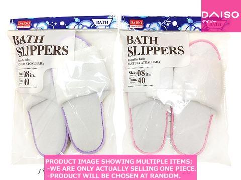 Bath slippers / Bath Slippers 【湯上りスリッパ 】| Daiso Canada co