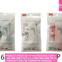 Earphones and Ear buds / Earphones sound lsotating color  【ステレオイヤホン 密閉型 カラ】
