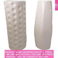 Pottery vases / White Designer Vase  【ホワイトデザイン花瓶  】