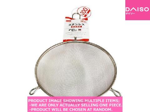 Strainers with handle / Strainer with a stainless steel handle【ステンレス手付ザル  長さ】