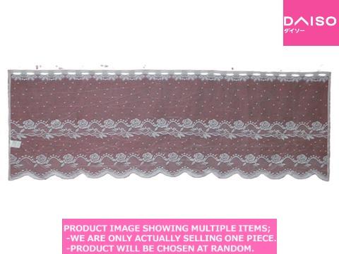 Lace cafe curtains / Lace Cafe Curtain Rose Garden 【レースカフェ