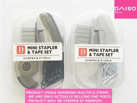 Staplars / MINI STAPLER AND TAPE SET【ミニホチキス テープセット