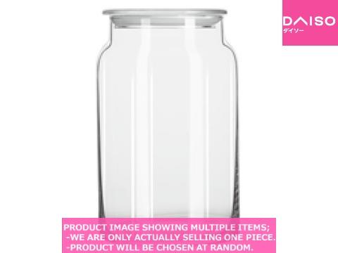 Plastic two glass pots / Kutsurogi Series Deco Jar M  l【デコ　ジャー　 】