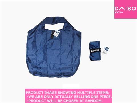 Eco bag shopping bag / Eco Bag Wigh Band Indigo