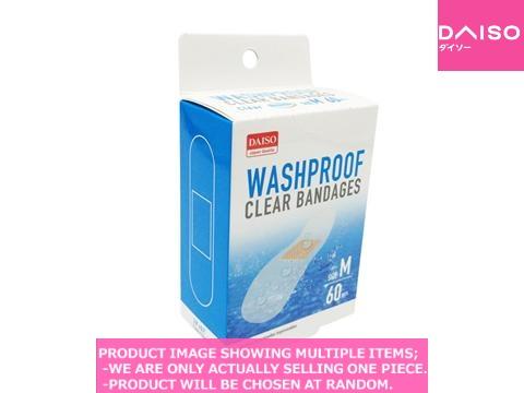 Adhesive bandages / Washproof Clear Bandages
