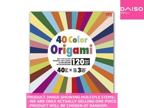 Origami/Origami cases /  ColorOrigami  sheets【  色折り紙  英 】