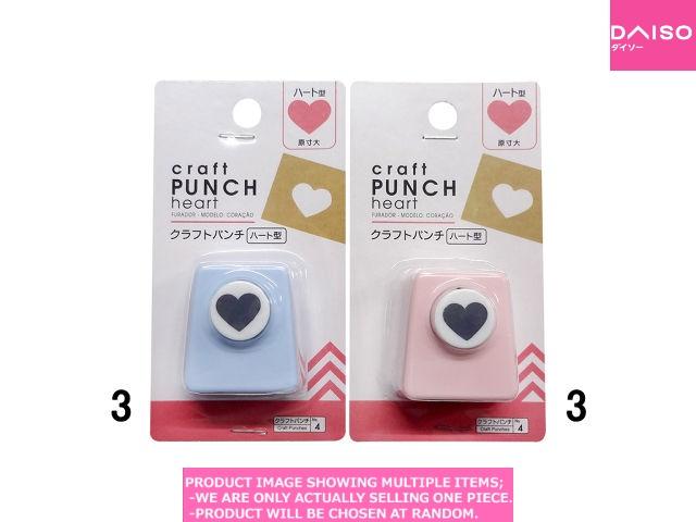 Handcraft punches / Craft Punch  Heart 【クラフトパンチ ハート型 】