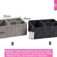 Polypropylene baskets / PARTITIONED BOX CHARCOAL GRAY GRAYIS  BE【仕切り  チャコールグレー】