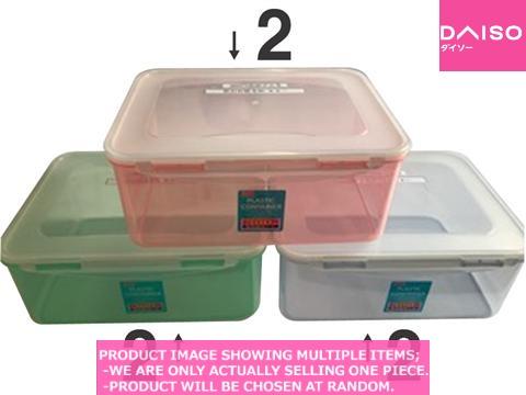 Hermetic containers / CONTAINER L COLOR【密封容器 カラー】| Daiso