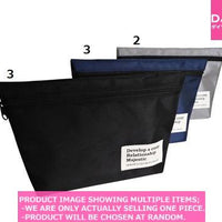 pouches / Tagged bottom gusset pouch dark  ic【底マチポーチ　タグ付き ダーク】