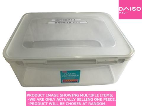 Hermetic containers / CONTAINER L CLEAR【密封容器 クリア】| Daiso Canada co., ltd.