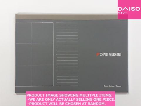 Memo pads / Sheetpad Smart Working A  idea 【シートパッド スマートワーキン】