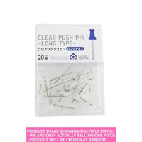 Thumbtack/ Pin / Clear Push Pin  Long Type 【クリアプッシュピン ロングタイ】