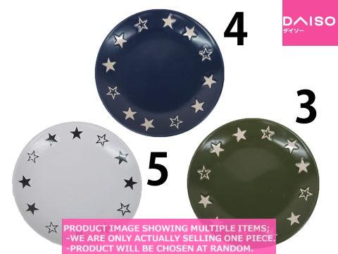 Western plates (round) / Plate  American Star  Diameter  【プレート アメリカンスター  】