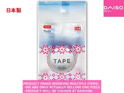 Decoration tapes / Pavilio  lace tape  Flower 【  レーステープ 】