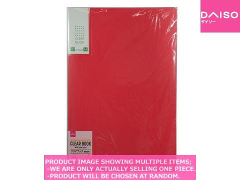 A4 clear books / A Clear book pocket with sp e label 【 クリアブック ポケット 】| Daiso  Canada co., ltd.