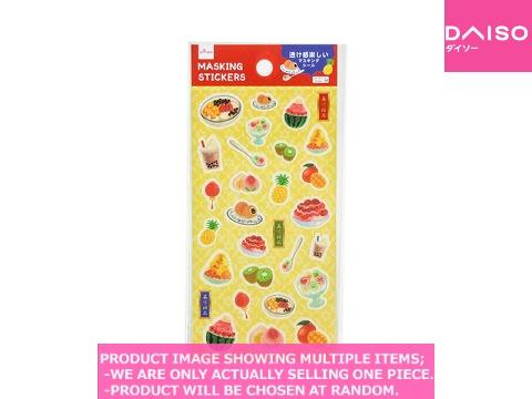 Stickers / Sticker Sheet Asian Sweets 【シートシール アジアンスイーツ】