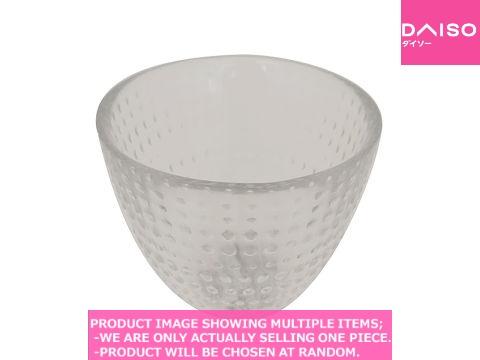 Glass bowl / Glass Bowl in Trickle 【ガラスボウル ト】| Daiso