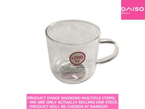 Heat resistance glasses / Heat Resistant Glass Mug Cup  【耐熱ガラスマグカップ  】