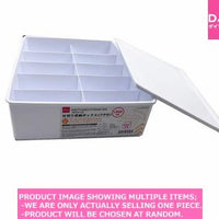 Plastic boxes / Partitioned Storage Box  With  id  【仕切り収納ボックス フタ付  】