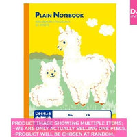 Learning notebooks / B  Exercise book Plain  Ani al desi【糸綴じノート  じ】