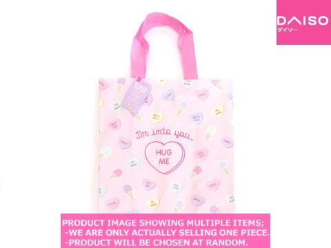 PP port bags / PP Woven Port Bag  CANDY HEARTS 【  ポートバッグ キャンディハ】