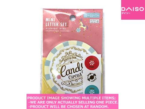 Letter set / Mini letter set BND Circus 【ミニレターセット