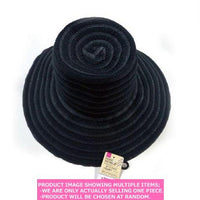 Hat (summer) / Foldable Wide Brim Hat  Black 【折り畳めるつば広帽子 ブラック】