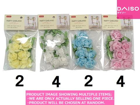 Artificial flower garlands / Flower Garland Petite Rose en th 【フラワーガーラ ...