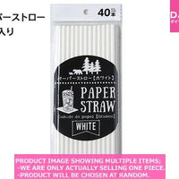 Straws / Paper straw  White  【ペーパーストロー ホワイト  】