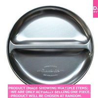 Stainless plateware / Stainless steel plate tableware  partit【ステンレス食器 仕切り付プレー】