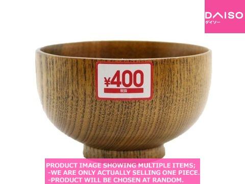 Lacquer bowls / Wooden soup bowl HOTEI SURI s all 【木製汁椀 布袋