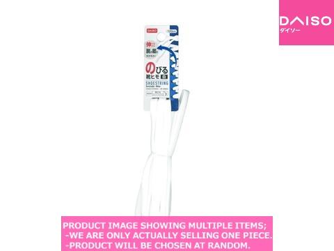 Shoelaces and Others / Stretchable Shoestring White 【のびる靴ヒモ