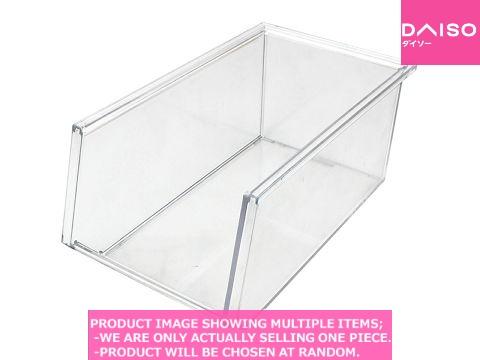 Small plastic desk organizers / Stacking tray Slim type【スタッキングコンテナスリム】
