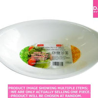 Plastic plateware / Microwaveable plastic plate  【レンジオーバルプレート  】