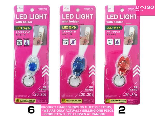 LED key chains LED LIGHT WITH HOLDER