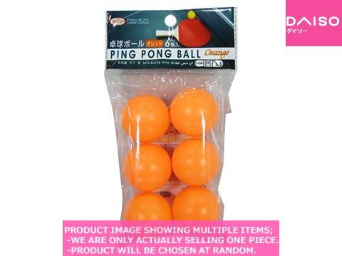 Badminton/Tennis/Table tennis / PING PONG BALL ORANGE COLOR 【卓球
