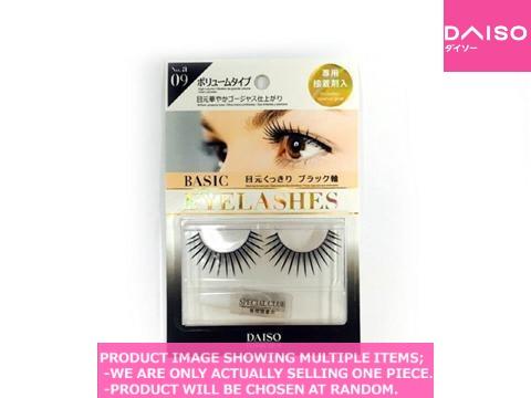 False eyelash / Eyelash A 【アイラッシュベーシック ブラッ】| Daiso