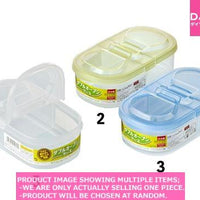 Functional food containers / Plastic food container  double open【ダブルオープンケース】