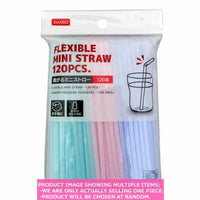 Straws / FLEXIBLE MINI STRAW  COLOR  ASTE  【曲がるミニストロー パステル 】