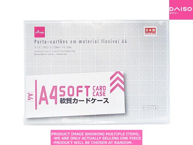 Soft Card Cases / Soft document holder  A 【軟質カードケース  サイズ】