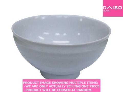 Rice bowls / Natural rice bowl WH【天然素材 茶付 白磁 】| Daiso