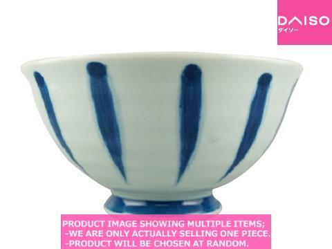 Rice bowls / Large rice bowl Fudetokusa【多盛碗 筆十草