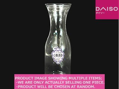 Wine glasses/Champagne glasses / Glass decanter flower vase etc l【ガラスデ|  Daiso Canada co., ltd.